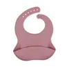 Waterproof Baby Bibs Baby Stuff Cute Cartoon Animal Printed Kids Bib Girl Boy Adjustable Soft Silicone Bib Baby Feeding Stuff 6