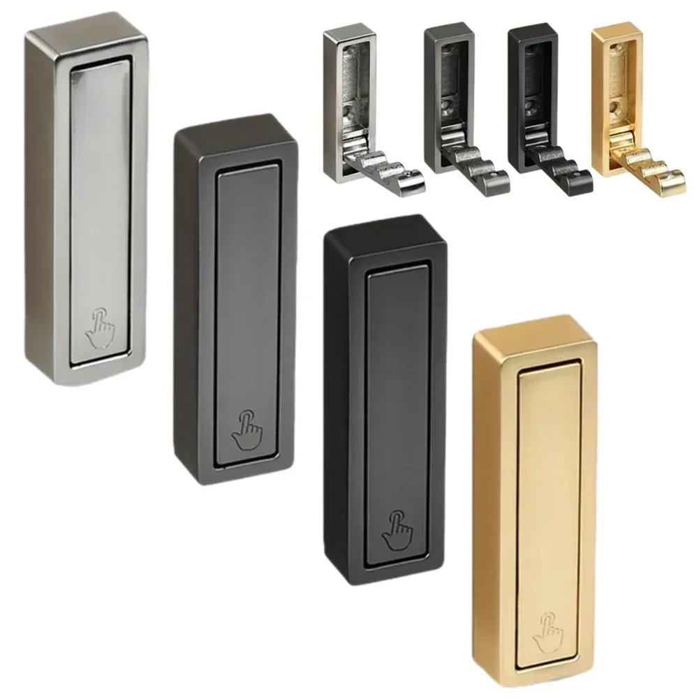 Robe Hook Folding Silver Wall Hanging Zinc Alloy Bathroom Black Clothes Hooks Folding Hooks Gold Grey Rustproof