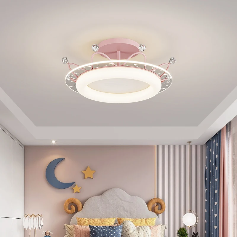

Child room lamps LED Chandelier Lights For kitchen boy girl Room Home decoration Lustres indoor lighting round square fixtures