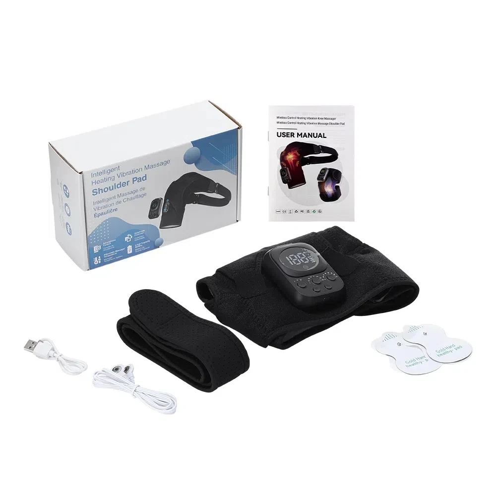 Heating Shoulder Massager with Vibration & App Control