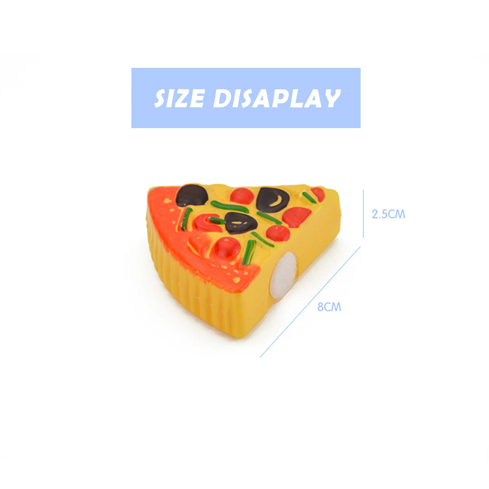 Slices Pizza Food Toppings Pretend Dinner Kitchen Childrens Play Gift Toy Kids Education Hunger Hippo Game
