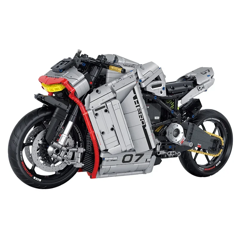 

2268pcs New 60507 Motorcycle Technical 1:5 Model Building Blocks MOC Racing Car Motorbike Bricks Sets Toys For Kids Gifts