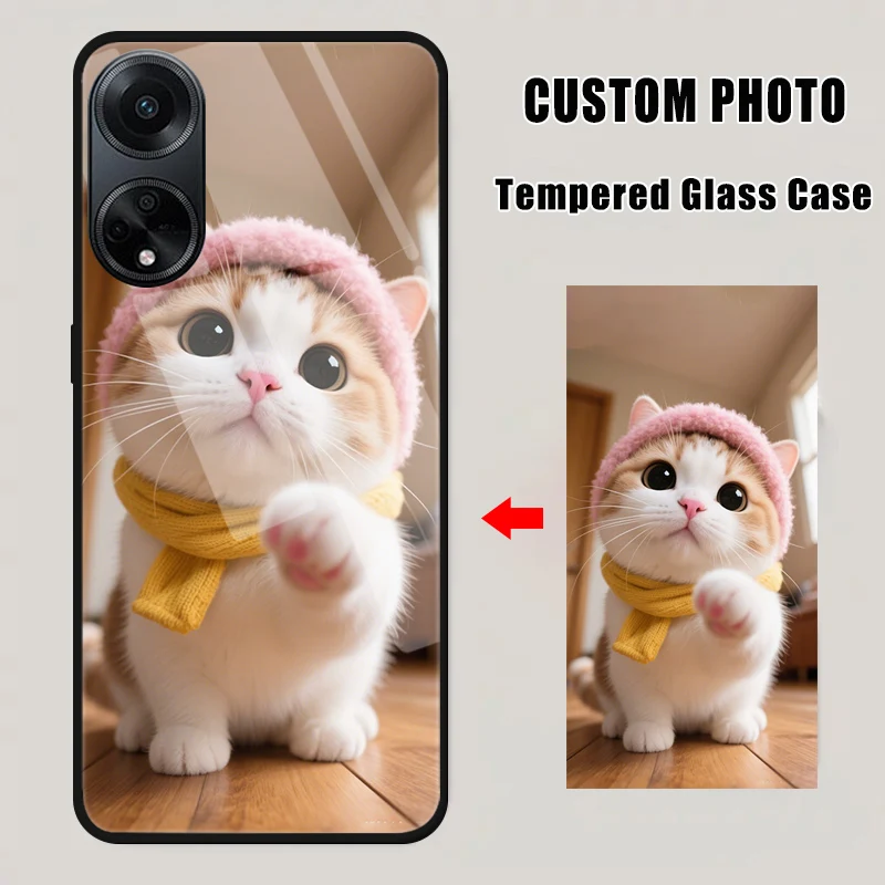 Personalized DIY Tempered Glass Phone Case with Custom Image Design