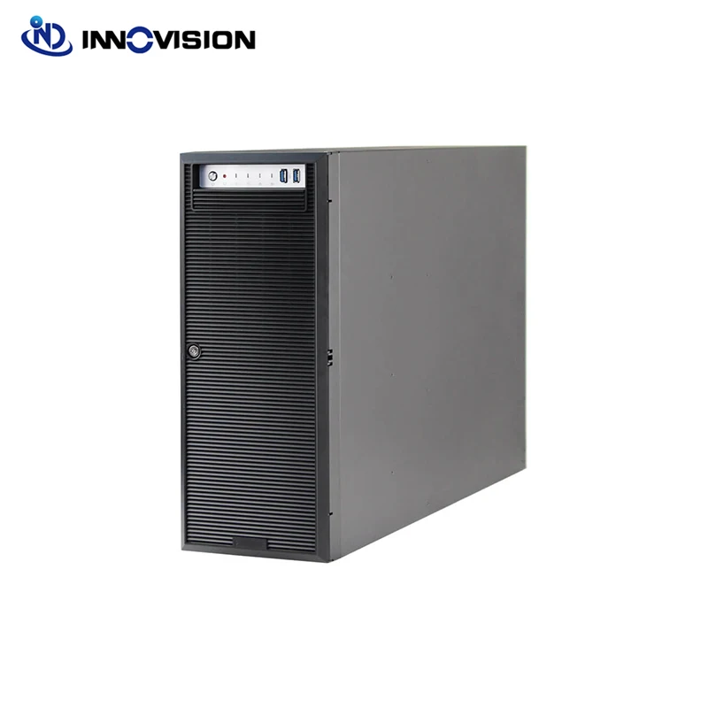 Tower Rack Chassis Convertibile 8Bay Server Computer Case Support 19 "Rackmount E Desktop Server Chassis Support 4 Schede Gpu