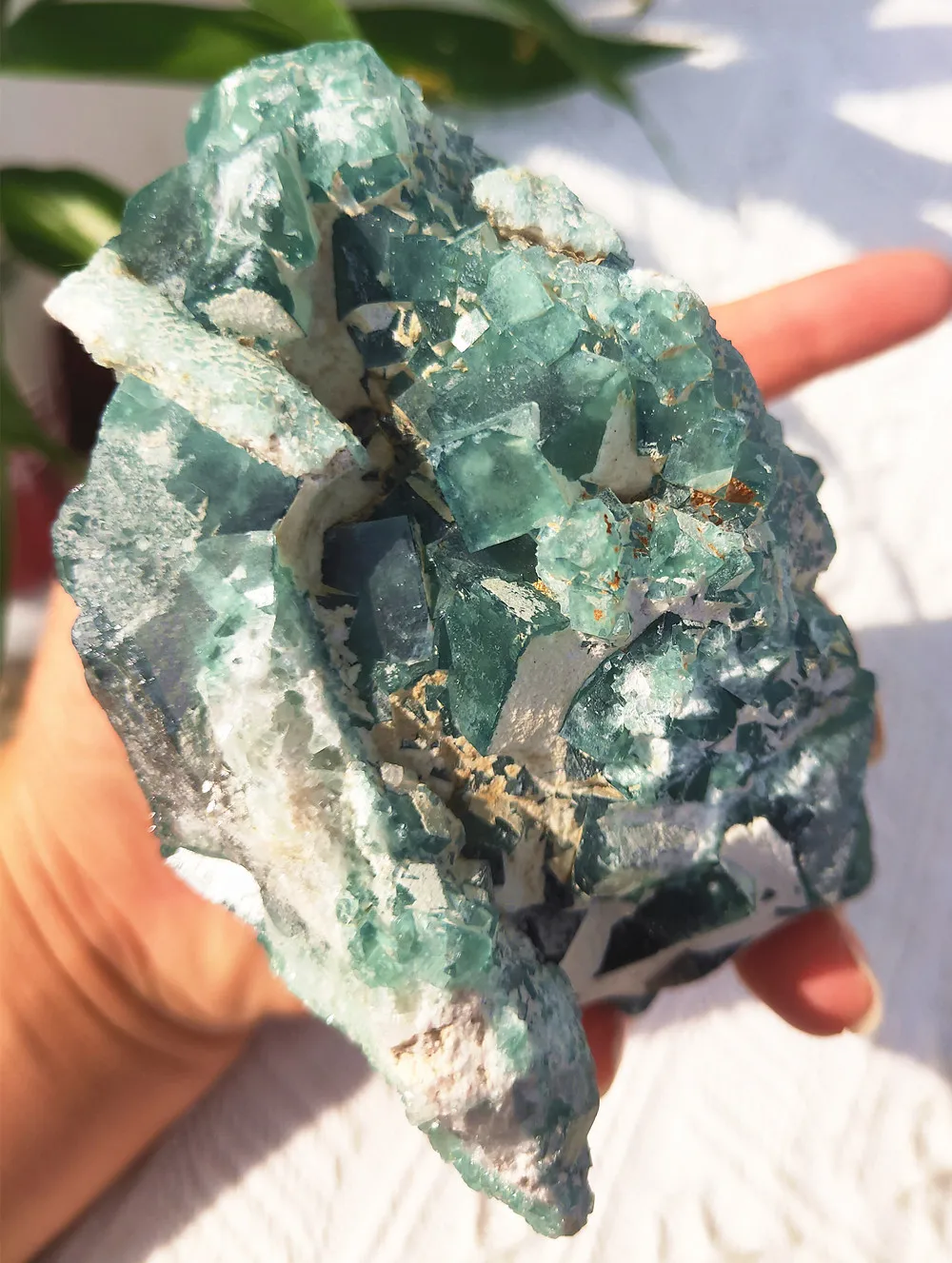805g Crystal Quartz Apophyllite Natural Raw Green Fluorite Specimen Rough Gemstone Mineral Samples Healing Home 6