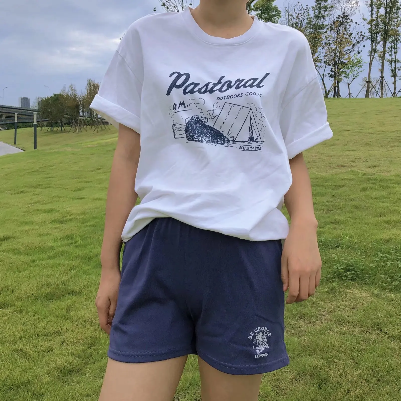 Short Women 2021 Summer Brandy Beach Casual London Y2k Graphics Female Elastic Skinny Slim Cotton Shorts Harajuku Korean Style american eagle shorts