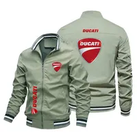 Veste de moto DUCATI pour hommes, veste d'extérieur décontractée à la mode, fermeture éclair, protection solaire, vêtements de cyclisme pour hommes, printemps-été 3