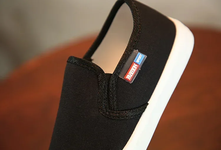 Canvas Unisex Kids Sneakers Soft Breathable White Casual Shoes