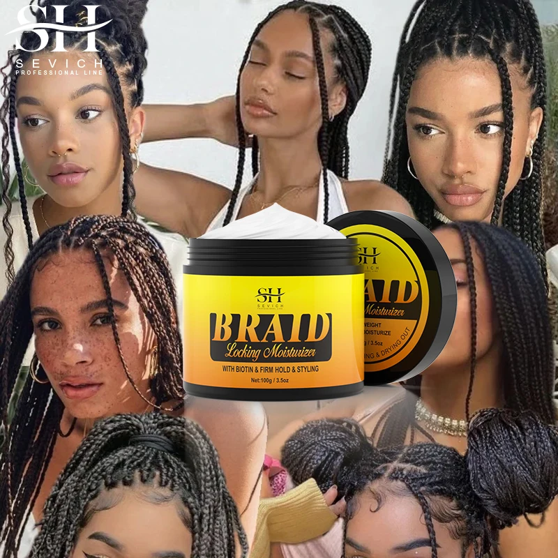 Africa Braid Moisturizer Cream Edges Control Hair Styling Braiding Gel Anti Break Hair Wax Anti Loss Styling Products