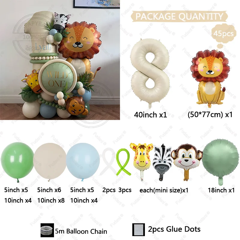 beo 2er set texas be743 dschungel print mit vogel für... Dschungel Tier Ballon Set – 45 Stück für Geburtstagsfeiern und ...