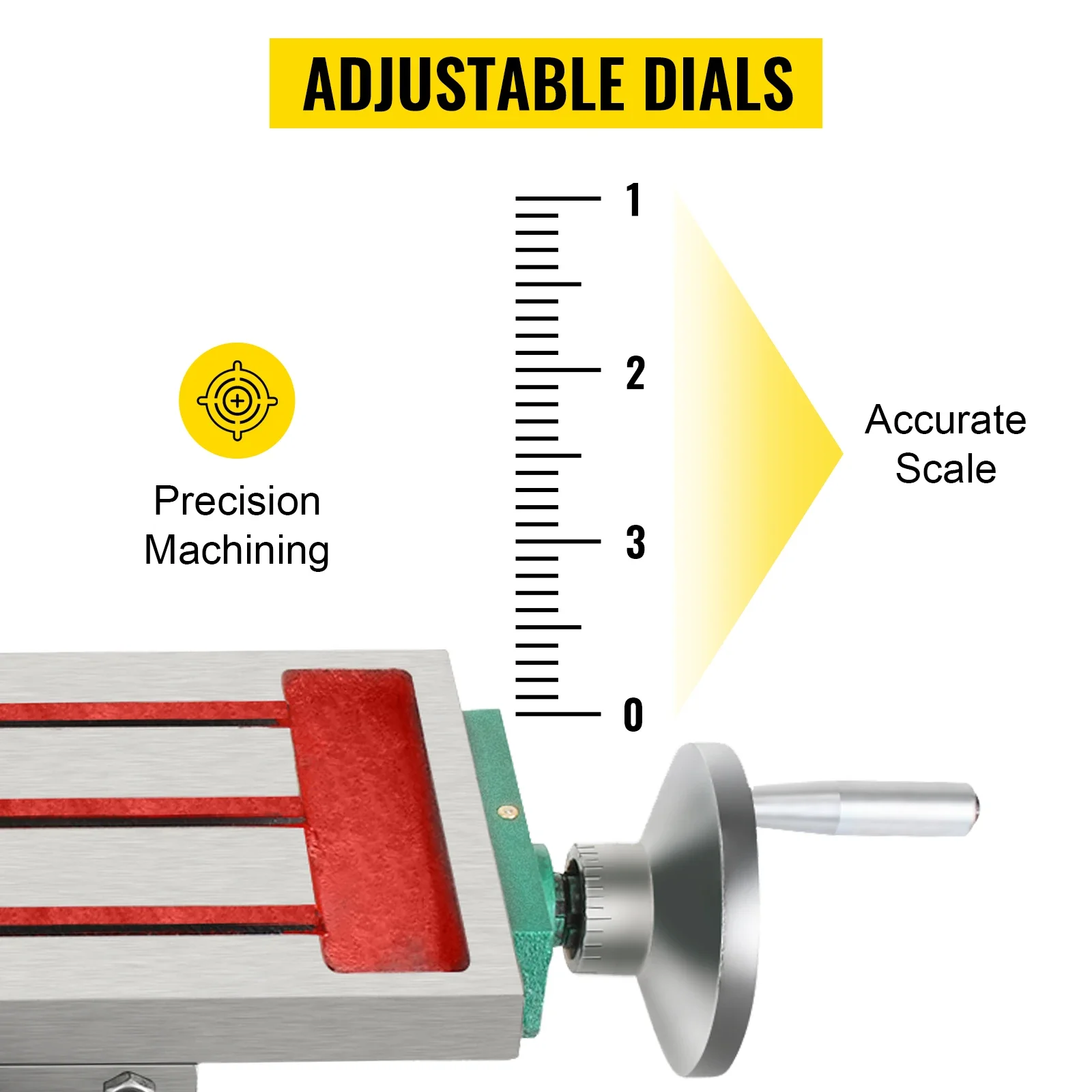 SIHAO Milling Table Worktable 450x170mm Compound Slide Drill Press 2-Axis 4-Way Adjustable Multifunction Cross Milling Machine
