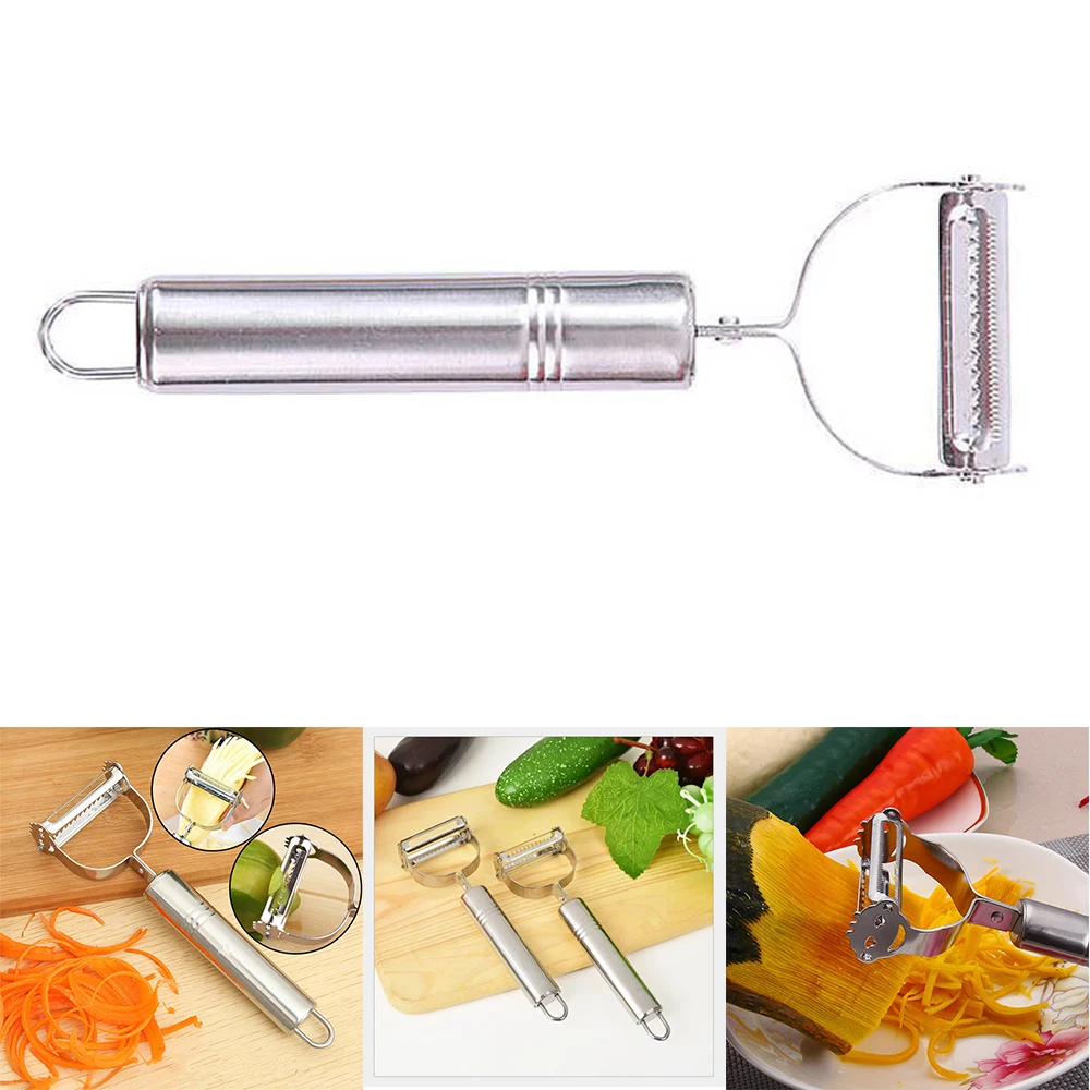 1Pcs Peeler Convenient Multi Purpose Safe Stainless Steel Apples Fruit