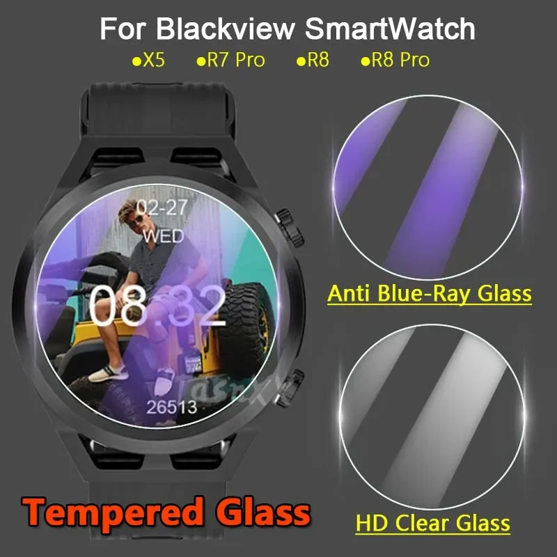 5Pcs Screen Protector For Blackview R8 R7 Pro X5 SmartWatch