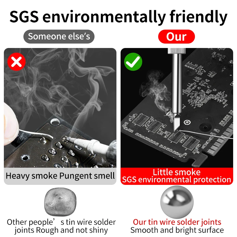 LUXIANZI 500 جرام لحام سلك عالية النقاء 63/37 القص...