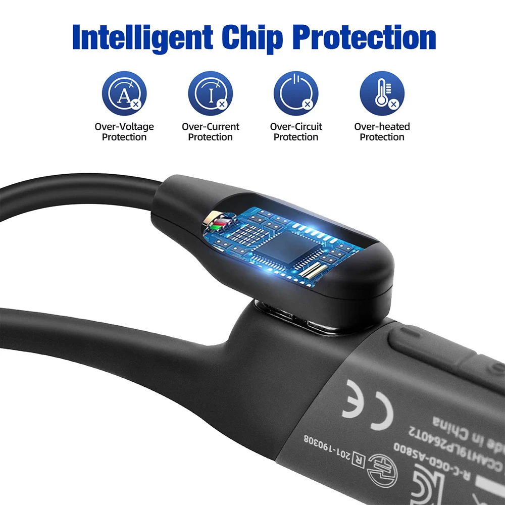 Fast charge Magnetic pin Cable Shokz Headphones Aeropex AS800 OpenRun S803 S810 Pro mini S811 OpenComm ASC100SG C10 Charger