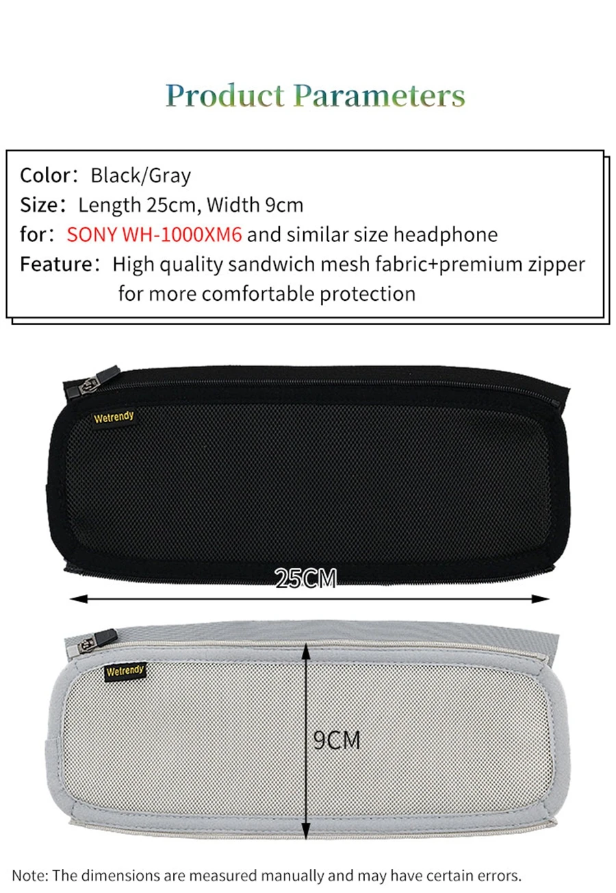 Headphone Head Beam Cover for SONY WH-1000XM6 Earphone Protective Case 1000xm6 Headset Headbeam Sleeve