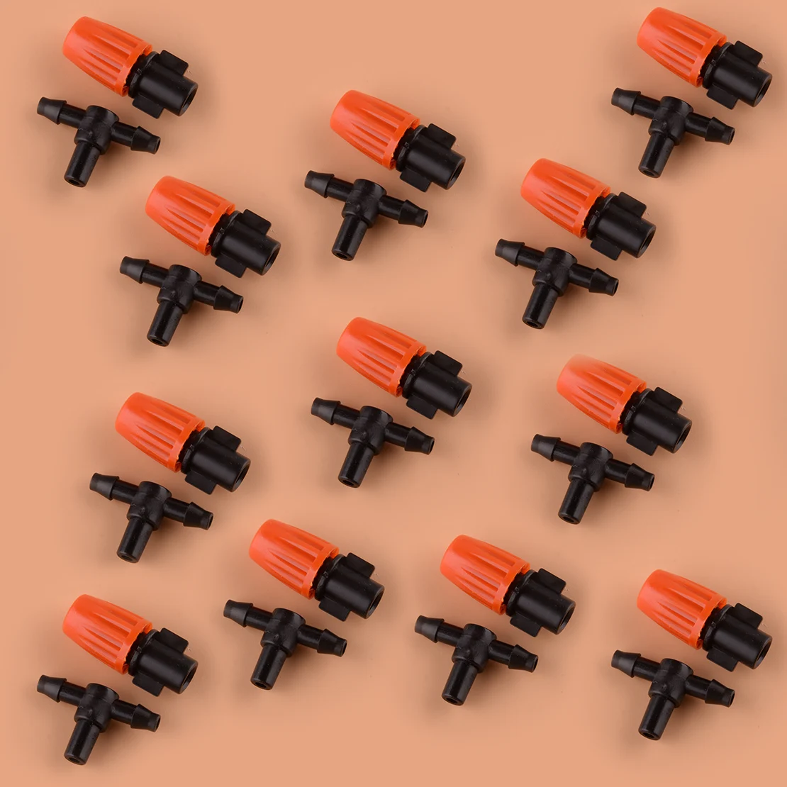 

20 Sets PP Micro Drip Irrigation System Watering Sprinklers Plant Emitter Drippers Fit for Irrigation of Garden and Balconies