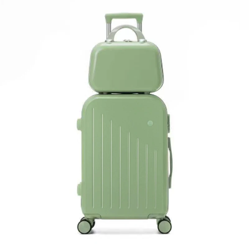 New 20"22"24"26"28"inch High quality suitcases Rolling Luggage with handbag women Travel Luggage cute pink trolley suitcases