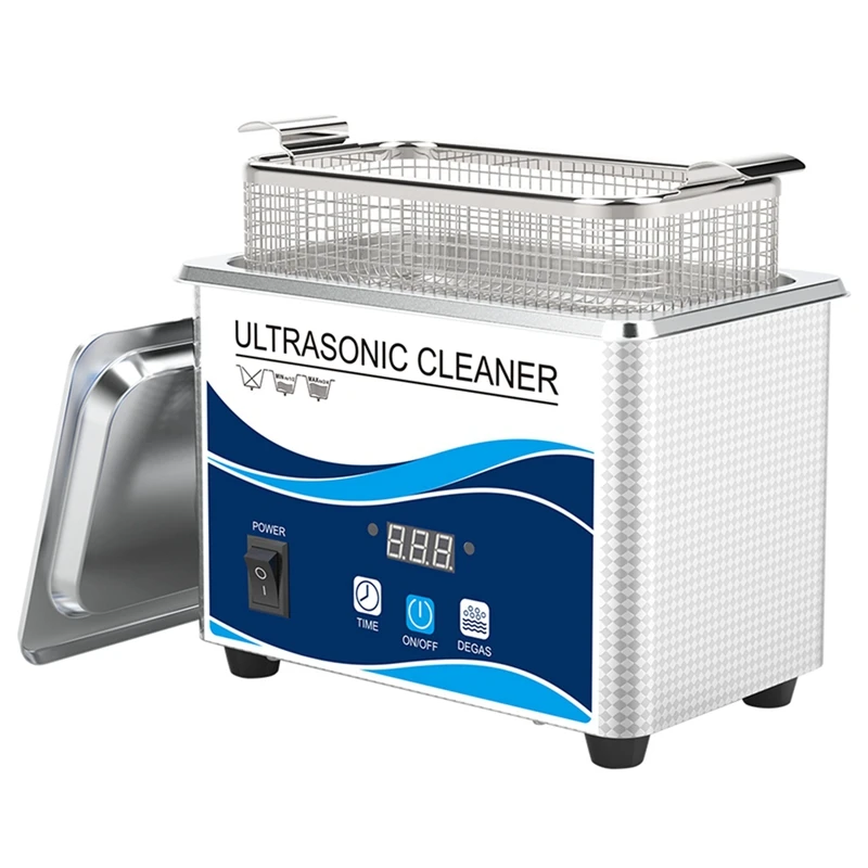 

800Ml Cleaning Machine Household Digital Watch Jewelry Cleaning Machine 60W Stainless Steel Bathtub Cleaning Machine US Plug