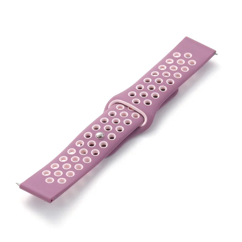 Enhanced Sports Silicone Strap, 22mm, Versatile Wristband Bracelet