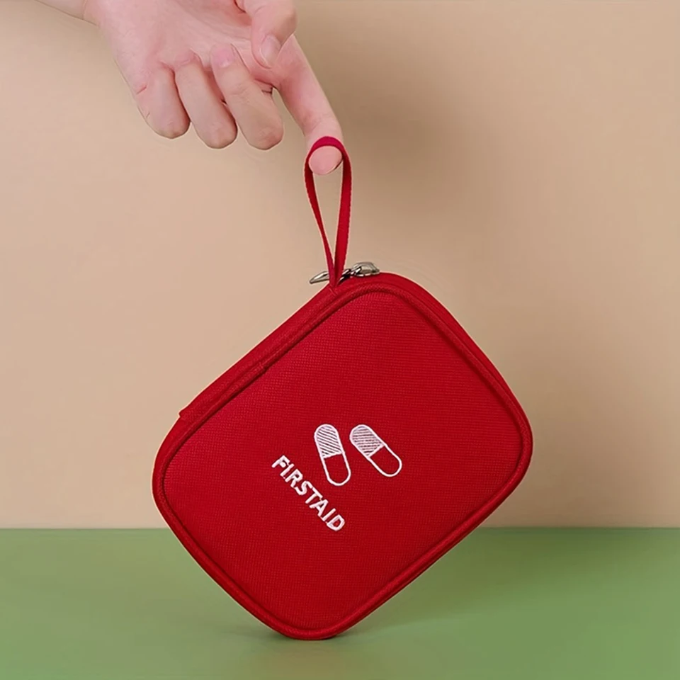 Sac Organisateur Pour Médicaments - Taille 21,5x15 Cm - Étanche - Pour Trousse De Secours, Voyage - Motif "Oh Shit Kit"