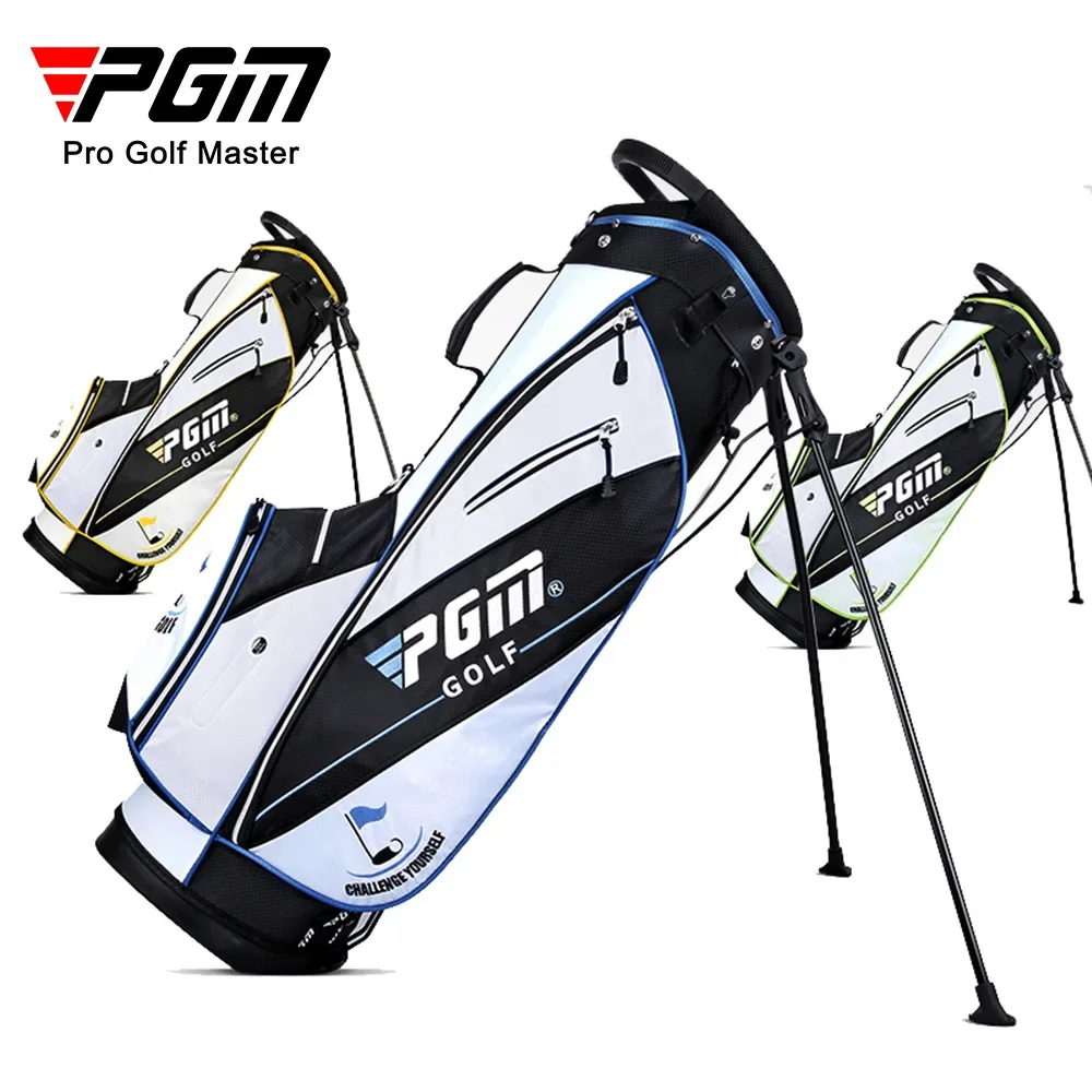 

PGM New Golf Bag Waterproof Men Caddy Golf Cart Tripod Rack Stuff Golf Bag Women Bracket Gun Stand Bag 14 Sockets QB026