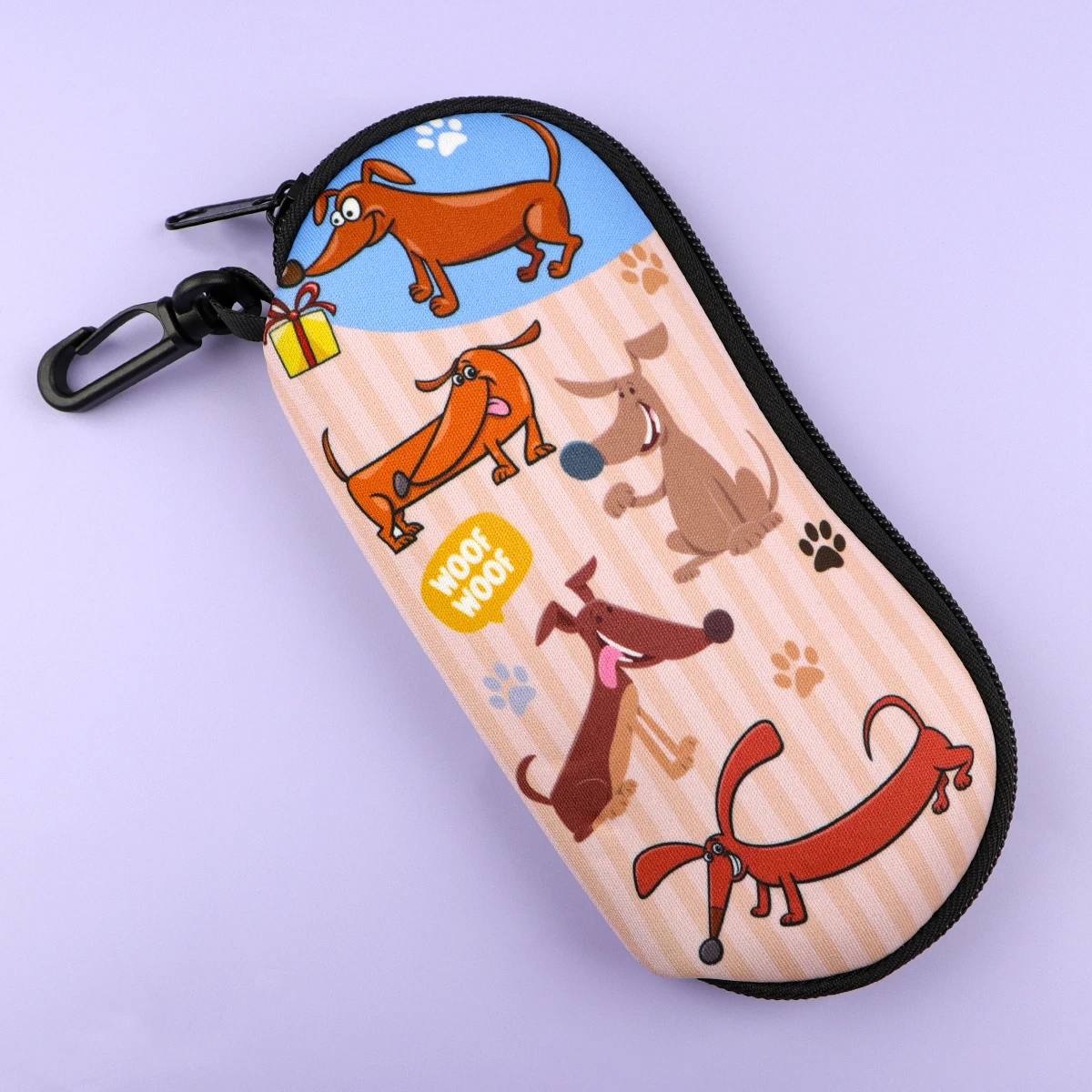Kawaii Schwarze Katze Gläser Aufbewahrungsbox Frauen Männer Sonnenbrille Leseschutz Abdeckung Cartoon Hund Reise Tragbare Brillenetui – Detail 6
