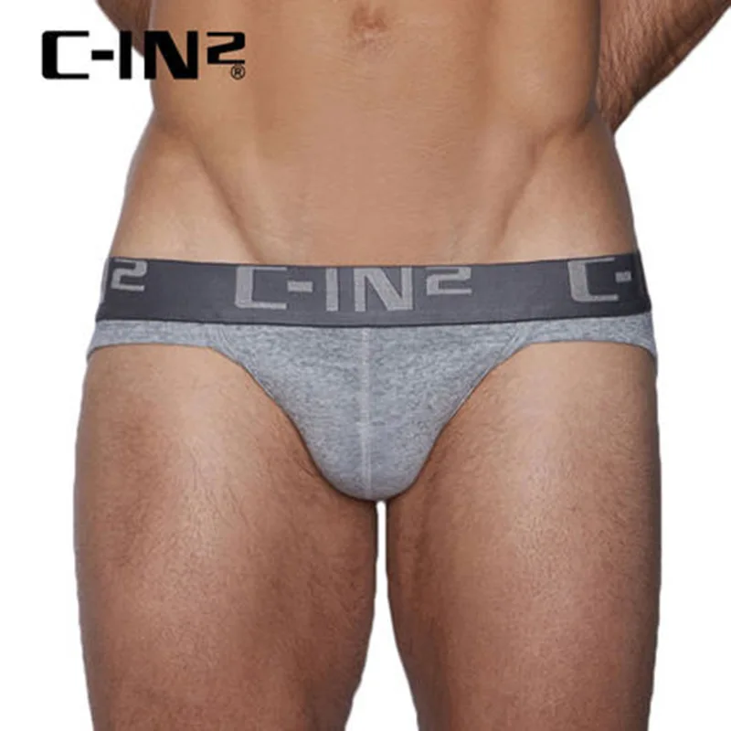 

C-IN2 Men's Underwear Pure Cotton Sexy Sports U Raised Low Waist High Fork Triangle Cin2 Underwear Youth Underpants 029