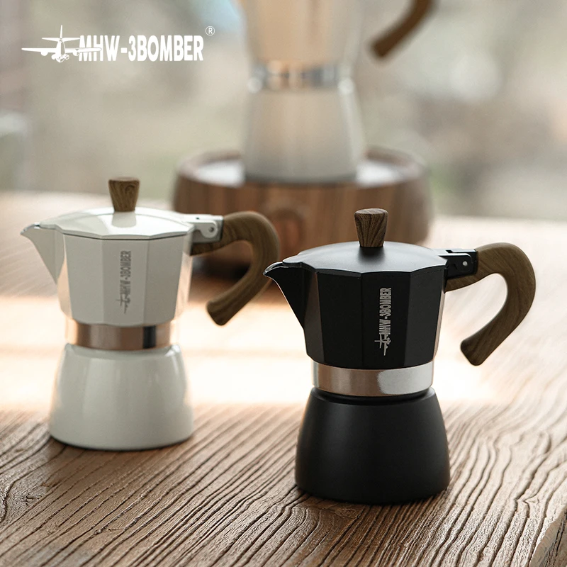 100ml 2 People Moka Pot Constant Temperature Double Valve Coffee Pot  Household Espresso Pot Outdoor Coffee Set Barista Utensils