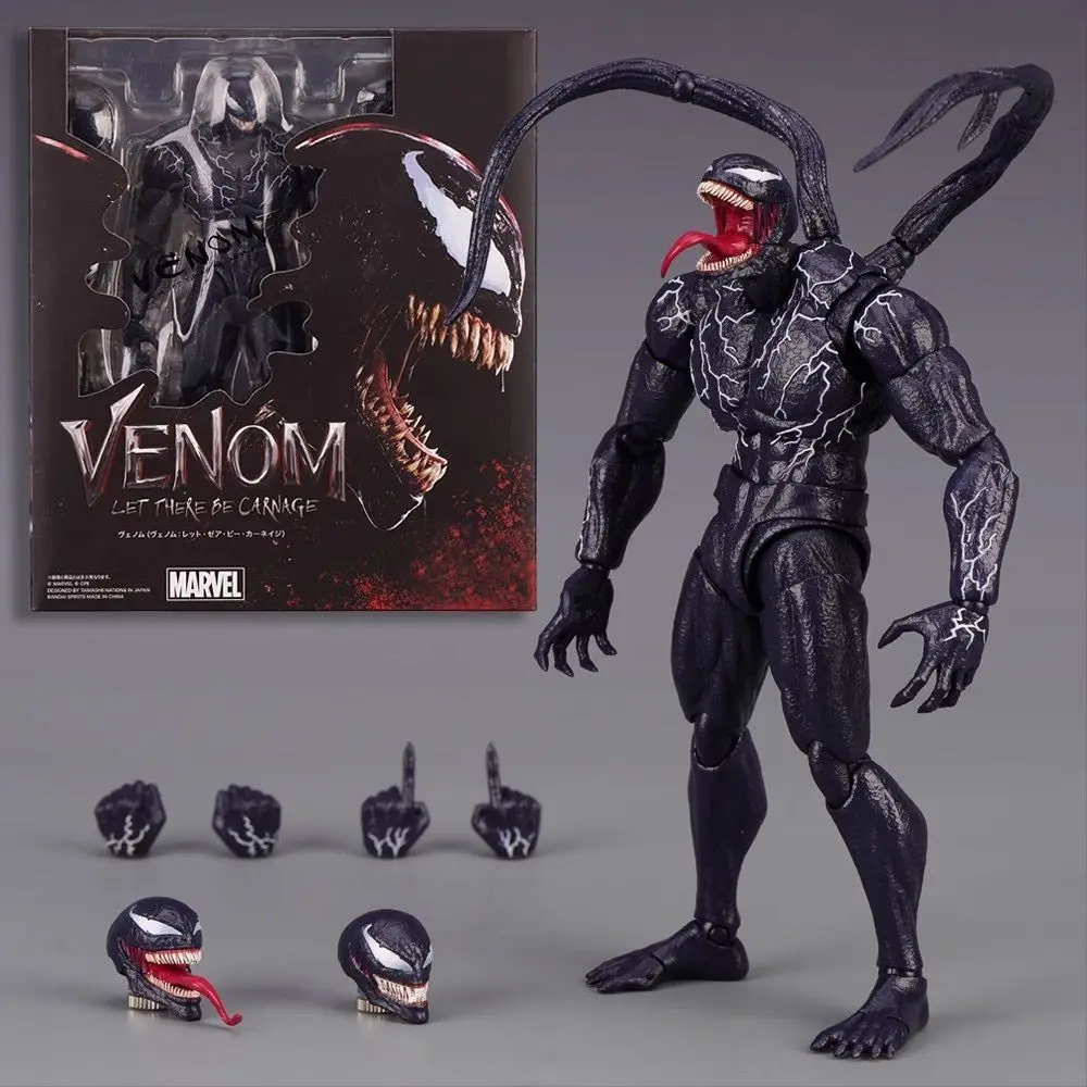 thumbnail image 1 of Figura de acción de Marvel Venom Shf Legends de 20 cm, juguetes articulados móviles que cambian de cara, estatua, modelo, muñeca, adornos coleccionables, regalos, 1 of 5