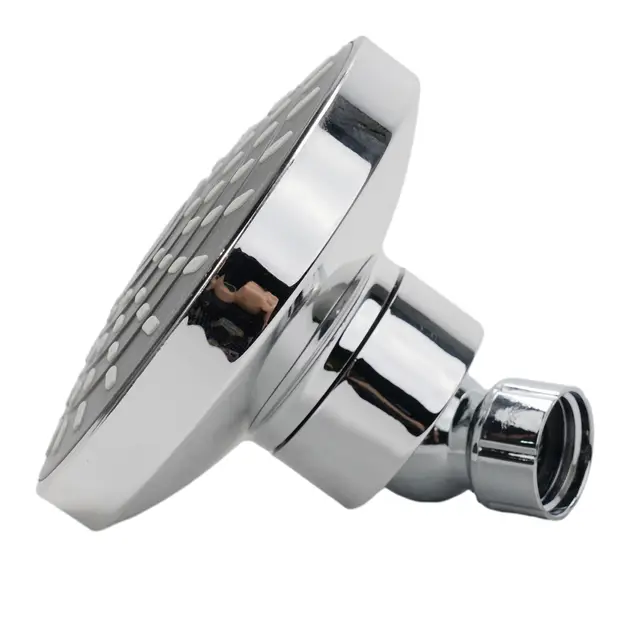 Shower Head Sprayer Adjustable Rainfall Wall-Mounted Bathroom Fixture Faucet Top Nozzle Single Head Bathhouse Hotel Shower New 4