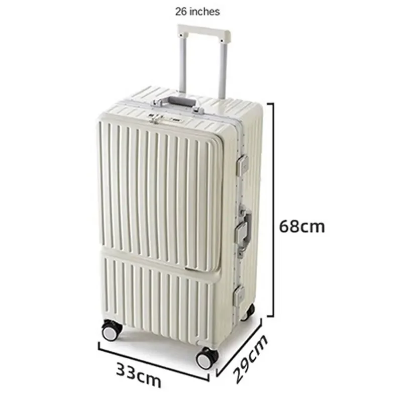 2023 New Luggage Multi-Function Large Capacity 30-Inch Trolley Box Smooth Universal Wheel 28-Inch Men's Business Travel Suitcase