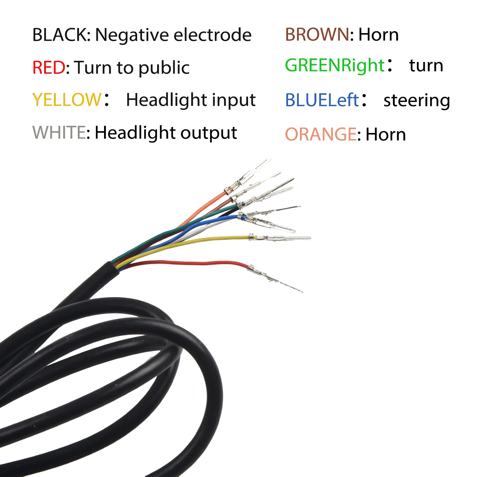 

Motorcycle Switch Handle High Quality Hot IP54 On/off Parts Top Turn Signal Light Horn Waterproof 22.2mm 36V/48V
