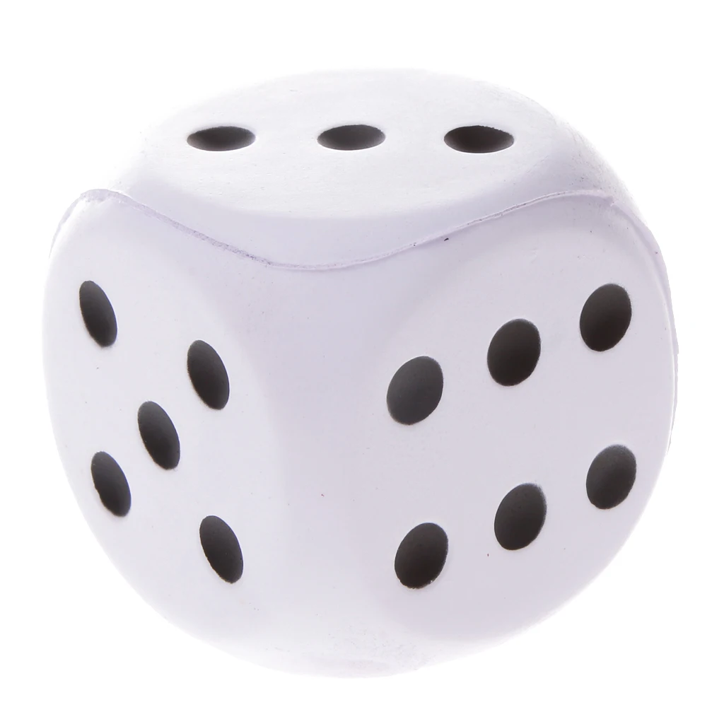 4CM / 6CM Sponge Dice Foam Dot Dice Children Playing for Kids Gilrs Boys Math Teaching Vent Toy Education Toy game dice dice set