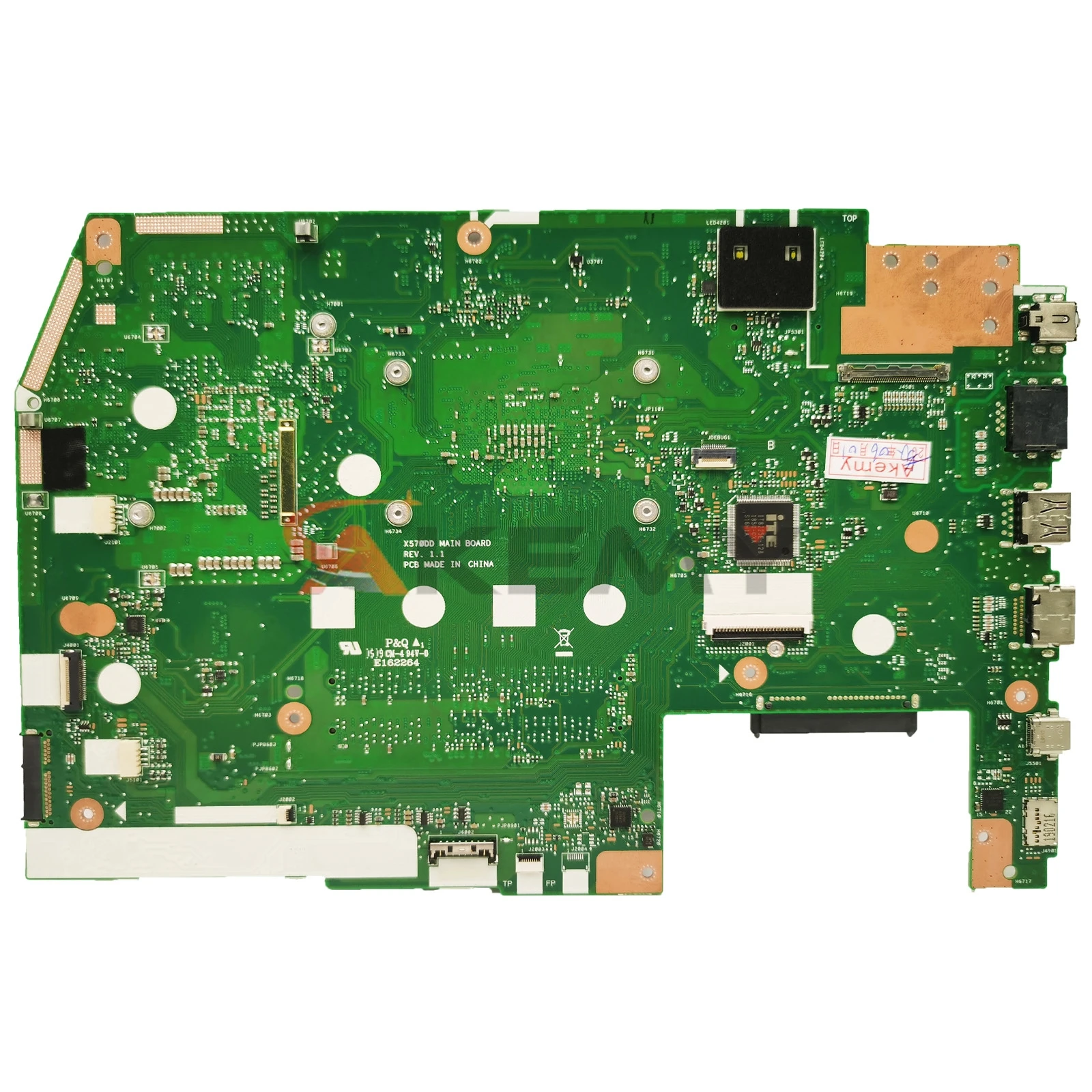 Akemy X570ZD Notebook Mainboard For ASUS TUF X570DD YX570ZD