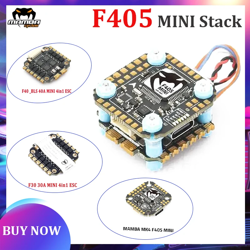 Diatone Mamba MK4 F405 MINI DJI порт Поддержка F30MINI 30A/40A ESC контроллер полета Стек/Power Tower F4 FC для FPV дрона