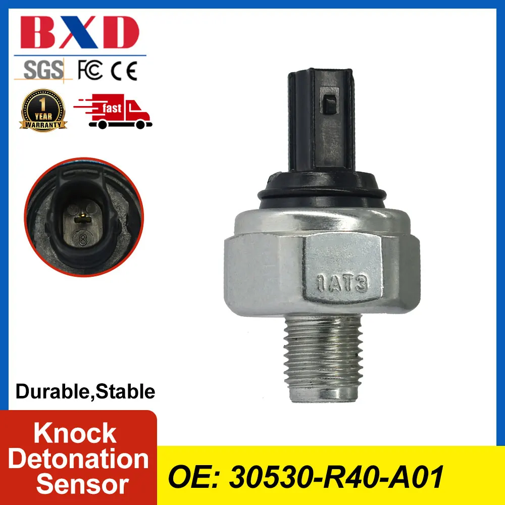 

Knock Detonation Sensor 30530-R40-A01 30530-RNA-A01 30530R40A01 For Acura TSX 2009-2011, Honda Accord 2008-2012, CR-V 2010-2011