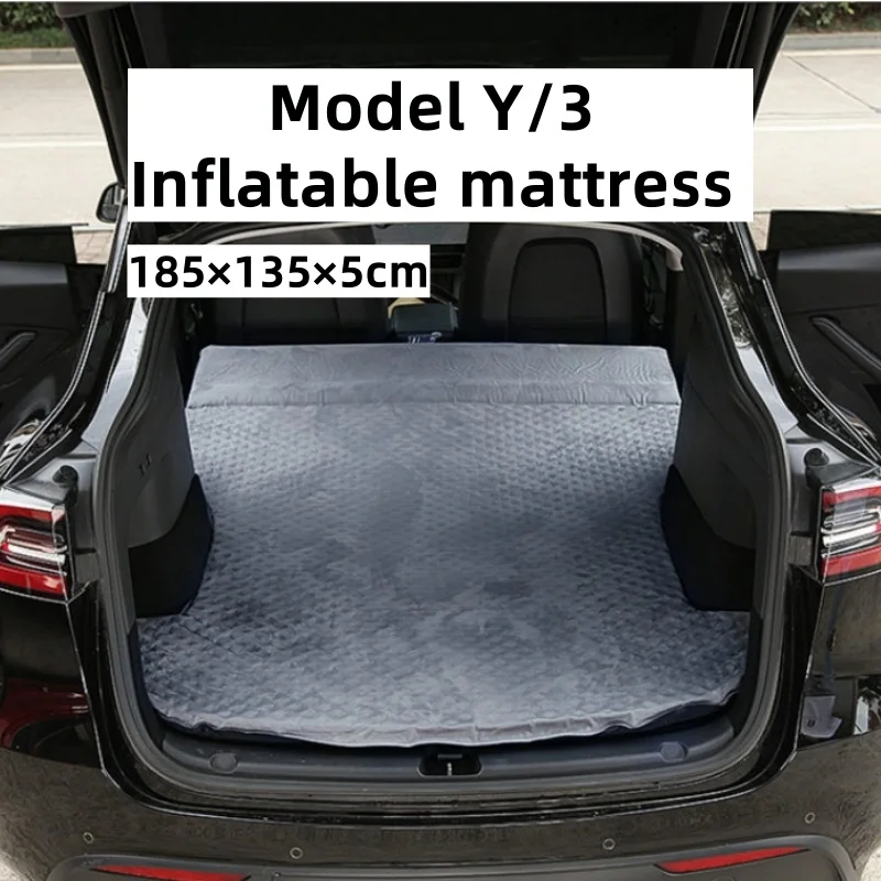 Suitable For Model Y/3 Car Carrying Mattress Trunk Sleeping Tool Automatic Inflatable Mattress Car Camping