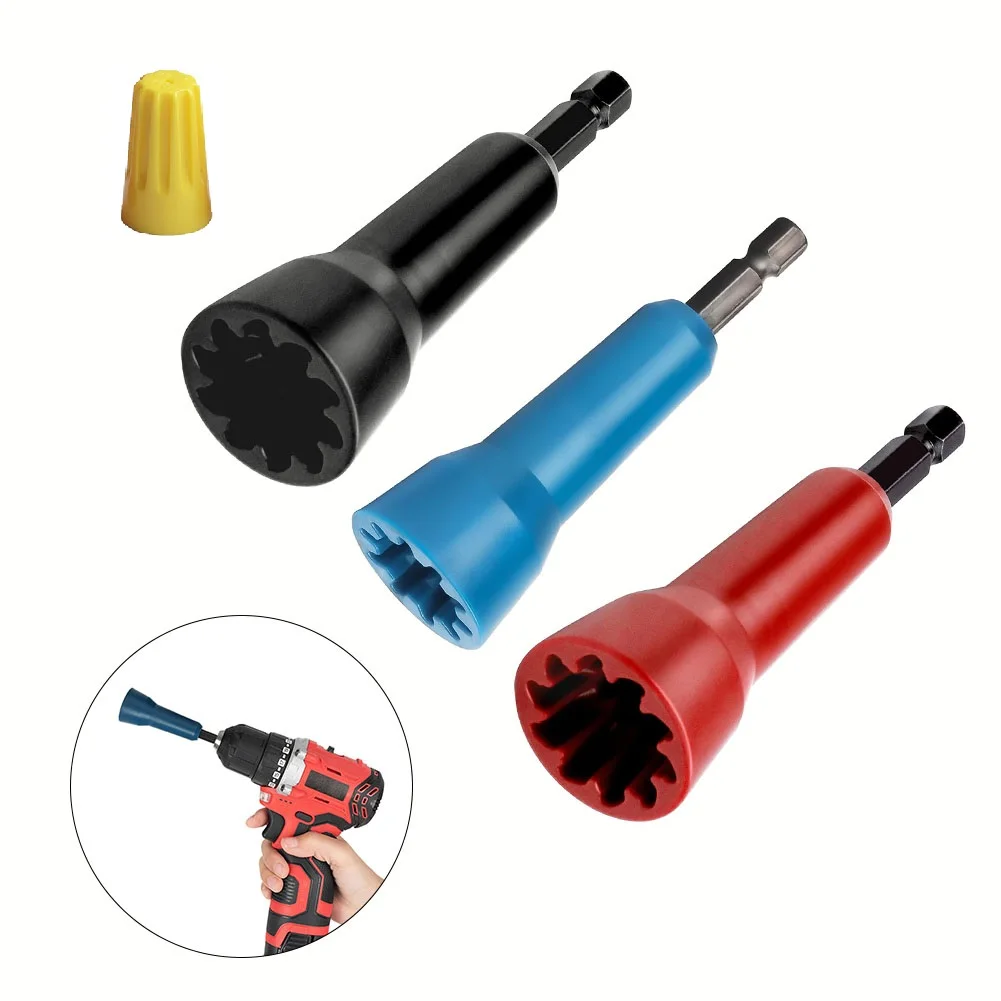 

Electric Wire Stripper Fast Stripping Wire Tool Twisting Connector Wire Twisting Spinner For Drill Wire Connector Driver