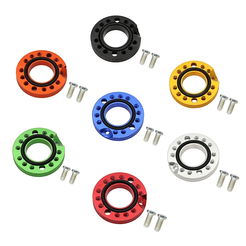 28mm Metal Colorful CNC Carb Adjuster Carburetor Inlet Manifold Spinner Plate Adaptor For Pit Dirt Bikes Buggy