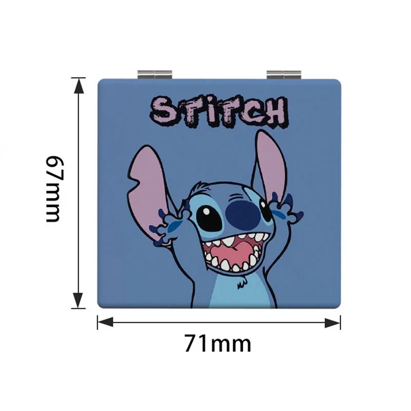 Disney Lilo&Stitch Makeup Mirror Portable Foldable Girl Cartoon Stitch Print