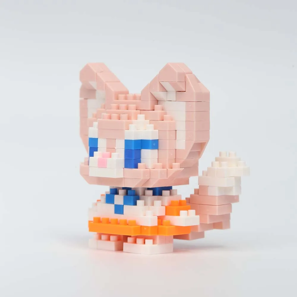 thumbnail image 1 of Bloques de construcción de princesas de Disney Anime Stitch Mickey Mouse mini figuras de acción juguetes bloques juguetes ladrillos juguetes para armar regalos para niños, 1 of 5