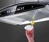 Commercial Range Hood Kitchen Smoke Exhaust Strong Suction Auto Cleaning Side Suction Hood 3