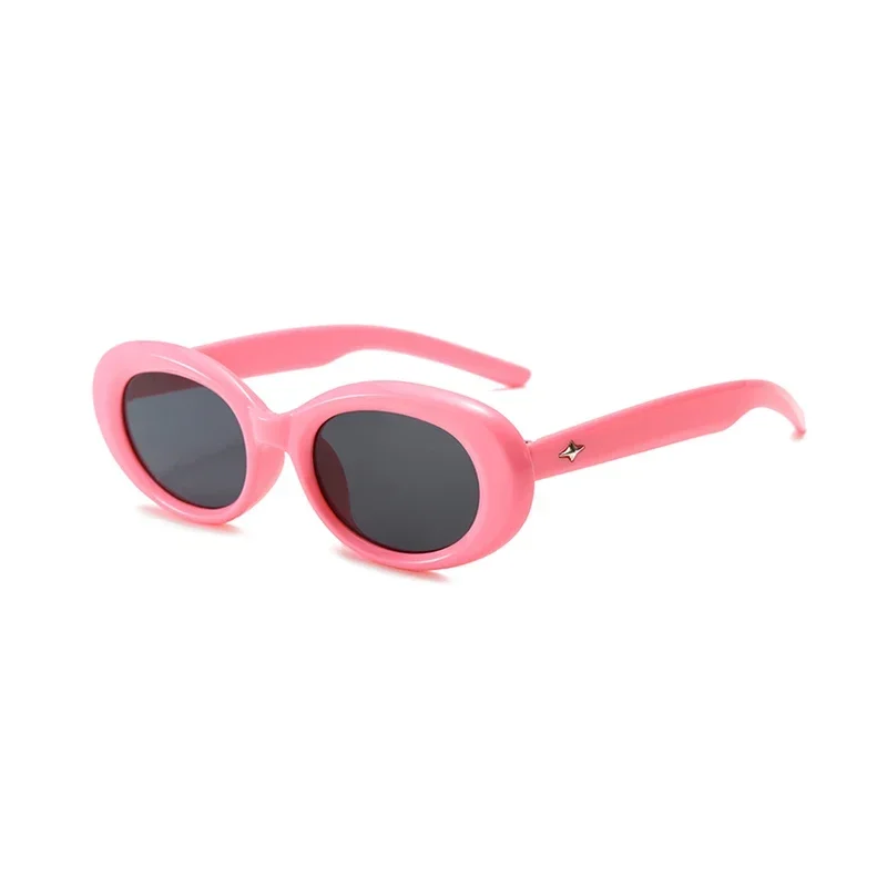 Children Sunglasses Fashion Classic Retro Oval UV400 Boys Girls