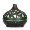Humidifier Aromatherapy Essential Oil Diffuser Hollow Wood Grain Remote Control Ultrasonic Air Humidifier Cool with 7 Color LED 5