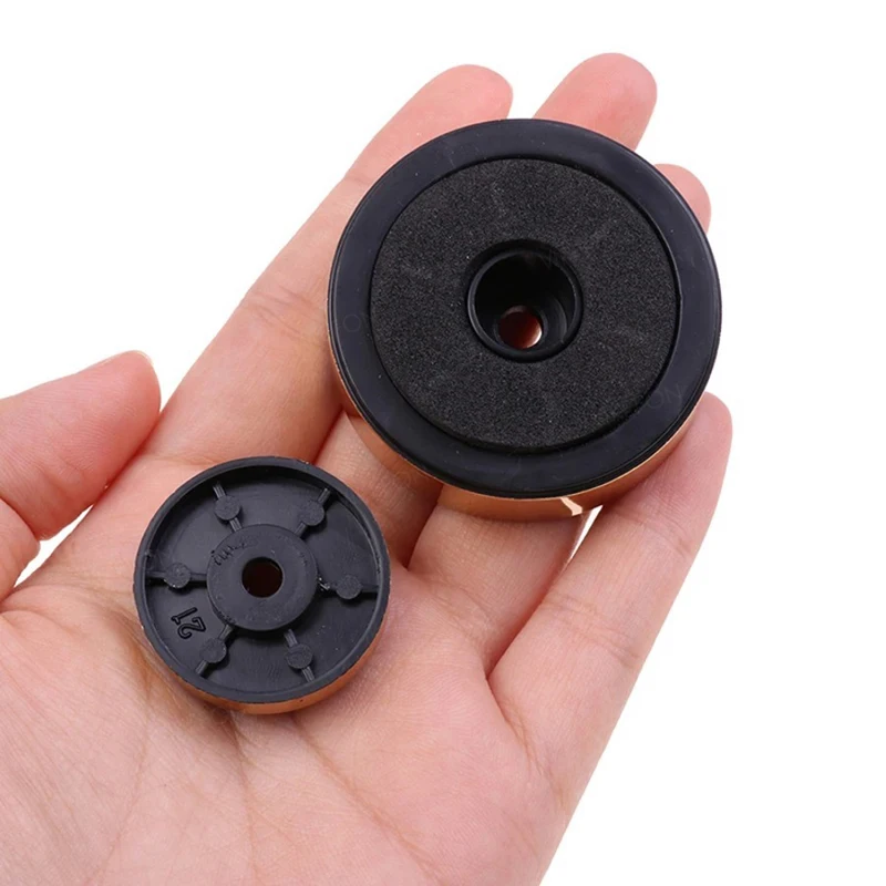4pcs 알루미늄 앰프 피트 충격 흡수 장치 HIFI 앰프 고무 피트 턴테이블 피트 오디오 스피커 절연 피트 패드 40mm x 10mm