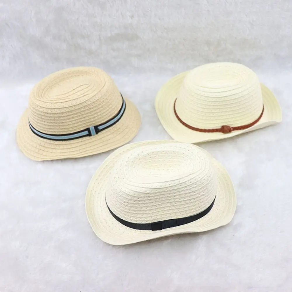 

Ручная работа, новинка, мини-кукольный домик, 2 цвета, соломенная шляпа с кисточкой, украшение для кукольного домика, головные уборы, хлопковые куклы 20 см