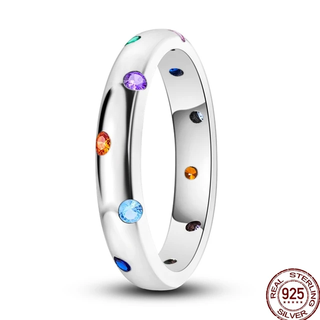 Bagues en argent Sterling 2025 originales pour femmes, couronne à nœud papillon, cœur d'amour, mauvais œil, bijoux d'anniversaire, cadeau d'anniversaire, 925