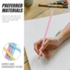 50 Pcs Portable Pencil Macaron Ribbon Wipe Head Hb Triangular Pole Writing and Painting Posture Correction Student Pencil Pieces 5
