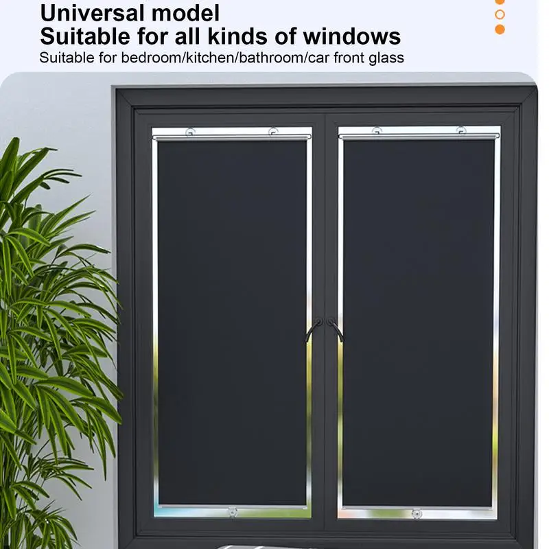 Car Roller Blinds Sun Shade Windshield Suction Cup Roller Blind Summer Retractable Sunshade Household Blackout Sunscreen Curtain windshield sunshade,car sunshade,windshield sun shade